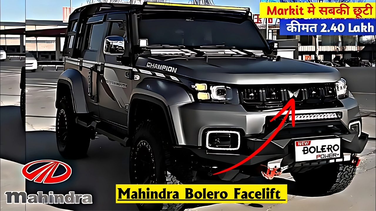 Mahindra Bolero Facelift